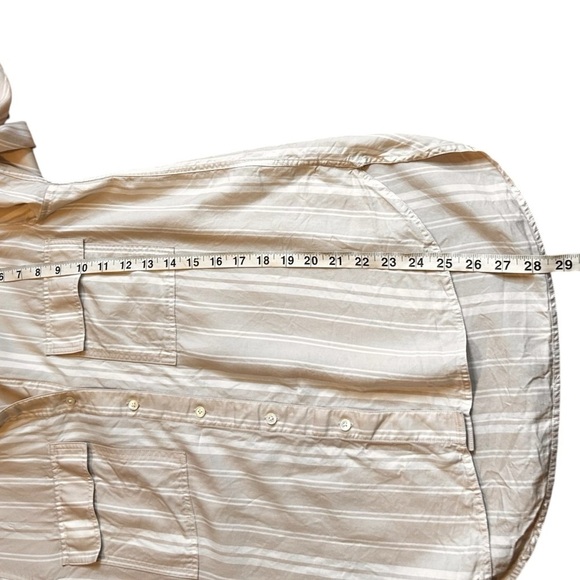 Aritzia Babaton Utility Shirt- Neutral Stripe Button Down Shirt- Small - Picture 14 of 14